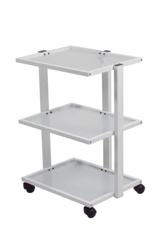 Side table 1040 white with metal frame